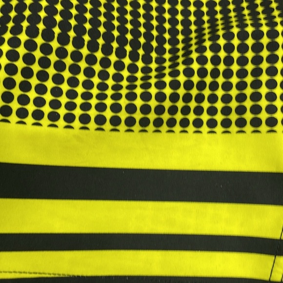 FOX H20 Racing Motorcross Board Shorts Swim Trunks Pull on Black Yellow Size 32 - Picture 2 of 4